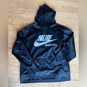 Nike Dri-FIT Black Baseball Hoodie